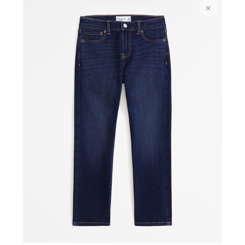 Abercrombie & Fitch Dark Wash Straight Leg Jeans Boy’s size 14
